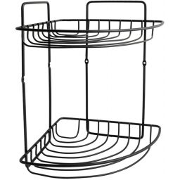 AWD Interior półka łazienkowa wisząca czarny mat AWD02081813