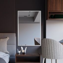 Baltica Design Tiny Border Straight lustro 60x90 cm prostokątne biały