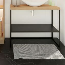 Baltica Design Elise konsola podumywalkowa 75x35x75 cm czarna