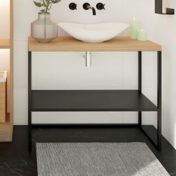 Baltica Design Elise konsola podumywalkowa 95x35x75 cm czarna