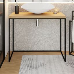 Baltica Design Andrea konsola podumywalkowa 60x35x75 cm czarna