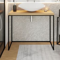 Baltica Design Andrea konsola podumywalkowa 75x35x75 cm czarna