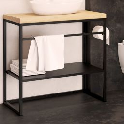 Baltica Design Linn konsola podumywalkowa 75x35x75 cm czarna