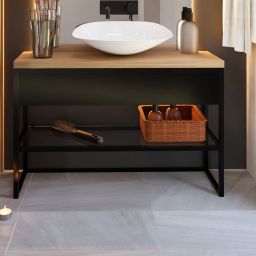 Baltica Design Trine konsola podumywalkowa 80x40x75 cm czarna