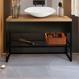 Baltica Design Trine konsola podumywalkowa 100x40x75 cm czarna