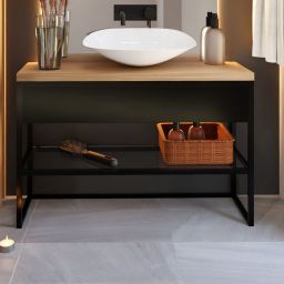 Baltica Design Trine konsola podumywalkowa 120x40x75 cm czarna