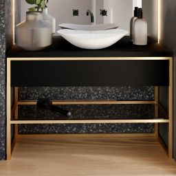 Baltica Design Trine konsola podumywalkowa 100x40x75 cm czarna