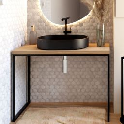 Baltica Design Laila konsola podumywalkowa 75x35x75 cm czarna