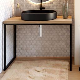 Baltica Design Laila konsola podumywalkowa 95x35x75 cm czarna