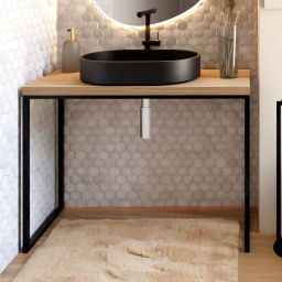 Baltica Design Laila konsola podumywalkowa 110x35x75 cm czarna