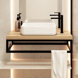 Baltica Design Bente konsola podumywalkowa 75x43x19 cm czarna