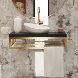 Baltica Design Bente konsola podumywalkowa 60x43x17 cm czarna