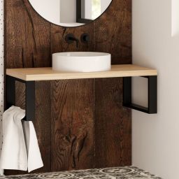 Baltica Design Liv konsola podumywalkowa 60x43x30 cm czarna