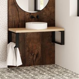 Baltica Design Liv konsola podumywalkowa 95x43x30 cm czarna