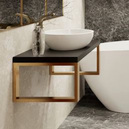 Baltica Design Liv konsola podumywalkowa 80x40x28 cm czarna