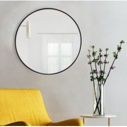 Baltica Design Tiny Border Round lustro 90x90 cm okrągłe czarny