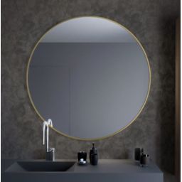 Baltica Design Tiny Border Round lustro 100x100 cm okrągłe złoty