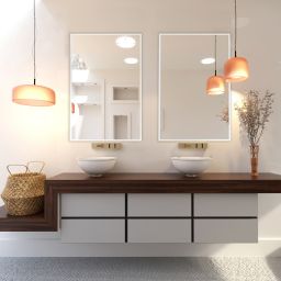 Baltica Design Tiny Border Straight lustro 60x90 cm prostokątne biały