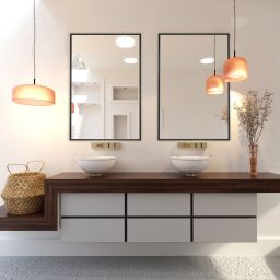 Baltica Design Tiny Border Straight lustro 60x90 cm prostokątne czarny