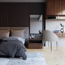 Baltica Design Tiny Border Straight lustro 60x90 cm prostokątne czarny