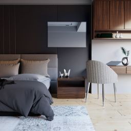 Baltica Design Tiny Border Straight lustro 90x60 cm prostokątne srebrny