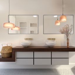 Baltica Design Tiny Border Straight lustro 90x60 cm prostokątne srebrny