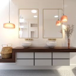 Baltica Design Tiny Border Straight lustro 60x90 cm prostokątne złoty