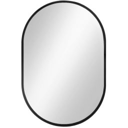 Baltica Design Tiny Border Pastille lustro 40x95 cm owalne czarny