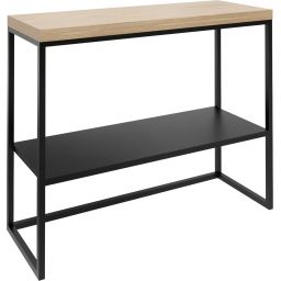 Baltica Design Elise konsola podumywalkowa 60x35x75 cm czarna-dab