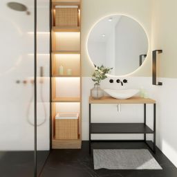 Baltica Design Elise konsola podumywalkowa 95x35x75 cm czarna