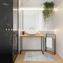 Baltica Design Andrea konsola podumywalkowa 75x35x75 cm czarna