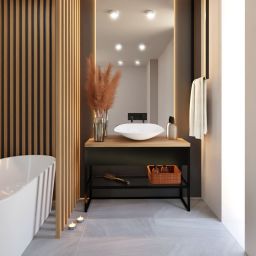 Baltica Design Trine konsola podumywalkowa 120x40x75 cm czarna