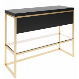 Baltica Design Trine konsola podumywalkowa 60x40x75 cm czarna