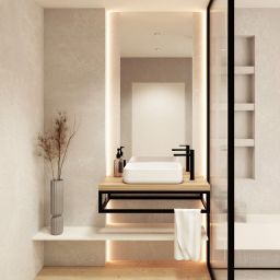 Baltica Design Bente konsola podumywalkowa 60x35x19 cm czarna