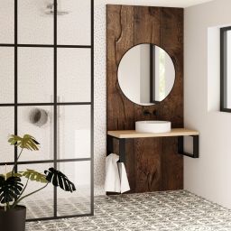 Baltica Design Liv konsola podumywalkowa 75x35x30 cm czarna