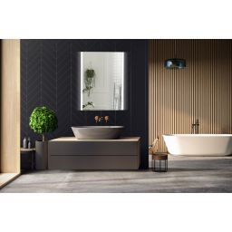 BD Art Twin lustro 70x50 cm prostokątne z oświetleniem 301210000354