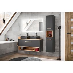 Comad Borneo szafka 120x46x57 cm podumywalkowa wisząca szara BORNEO COSMOS 854 FSC