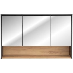 Comad Borneo szafka 120x25x75 cm z lustrem szara BORNEO COSMOS 843 FSC