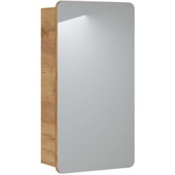 Comad Aruba szafka 40x16x75 cm z lustrem dąb ARUBA 842 -40CM FSC
