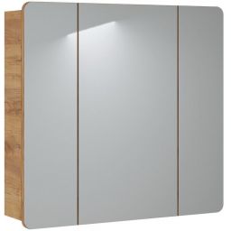 Comad Aruba szafka 80x16x75 cm z lustrem dąb ARUBA 843 -80CM FSC