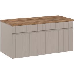 Zestaw Comad Iconic Cashmere szafka 100x45,6x46 cm podumywalkowa wisząca z blatem kaszmir SET - ICC B 100 CM