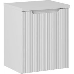 Zestaw Comad Nova White szafka z blatem 50 cm wisząca biała SET-NOW B WHITE 50CM D