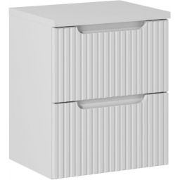 Zestaw Comad Nova White szafka z blatem 50 cm wisząca biały SET-NOW B WHITE 50CM S