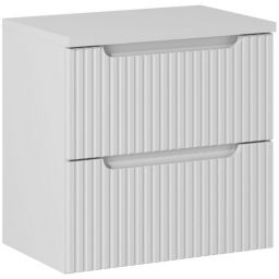 Zestaw Comad Nova White szafka z blatem 60 cm wisząca biały SET-NOW B WHITE 60CM S