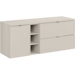 Zestaw Comad Bella Cashmere szafka 140 cm podumywalkowa wisząca kaszmir z blatem SET-BC B CASHMERE 140CM LB