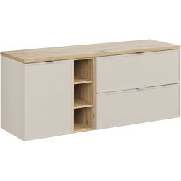 Zestaw Comad Bella Cashmere szafka 140 cm podumywalkowa wisząca kaszmir z blatem SET-BC B ARTISAN 140CM LB