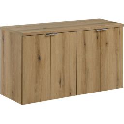 Zestaw Comad Nova Oak szafki 50 cm i 50 cm wiszące z blatem meblowym 100 cm dąb SET-NOA B OAK 100CM D