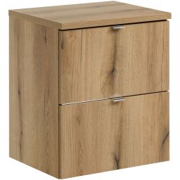 Zestaw Comad Nova Oak szafka z blatem 50 cm wisząca dąb SET-NOA B OAK 50CM S