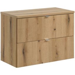 Zestaw Comad Nova Oak szafka z blatem 80 cm wisząca dąb SET-NOA B OAK 80CM S