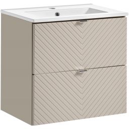 Zestaw Comad Viva Cashmere szafka 60x39x57 cm podumywalkowa wisząca kaszmir z umywalką SET-VIC 60CM S DANCE